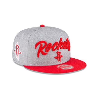 Sapca New Era Houston Rockets NBA Official NBA Draft 9FIFTY Snapback - Gri